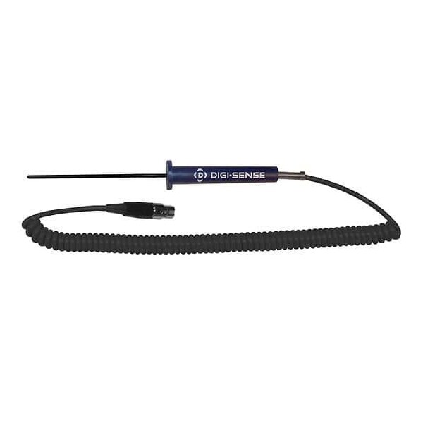 PFA-Ins RTD Probe, 100 Ohm, 3-P" Connect